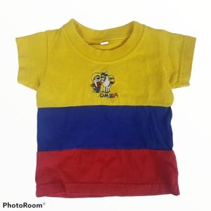 Infant Colombia Tshirt Size 0 Soccer